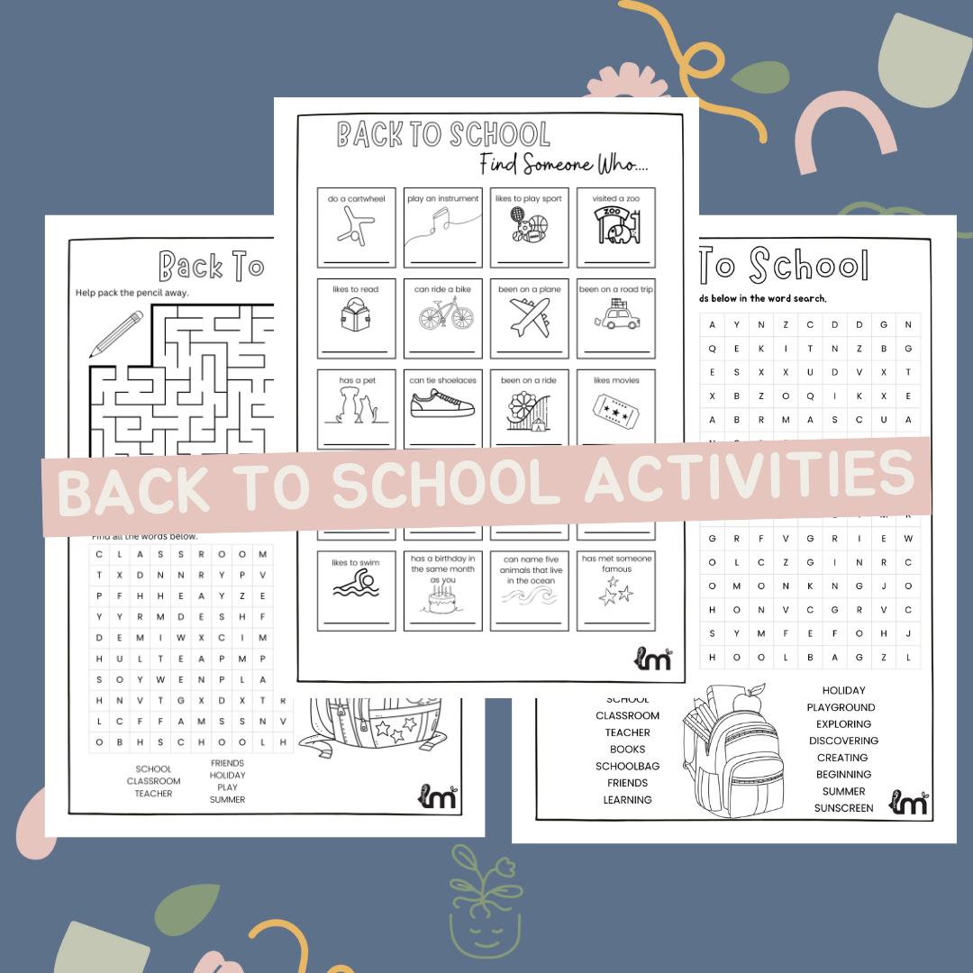 Back to School Activities