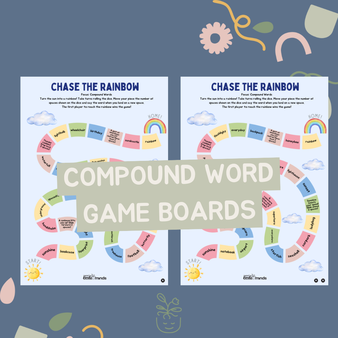 Compound Word Game Boards