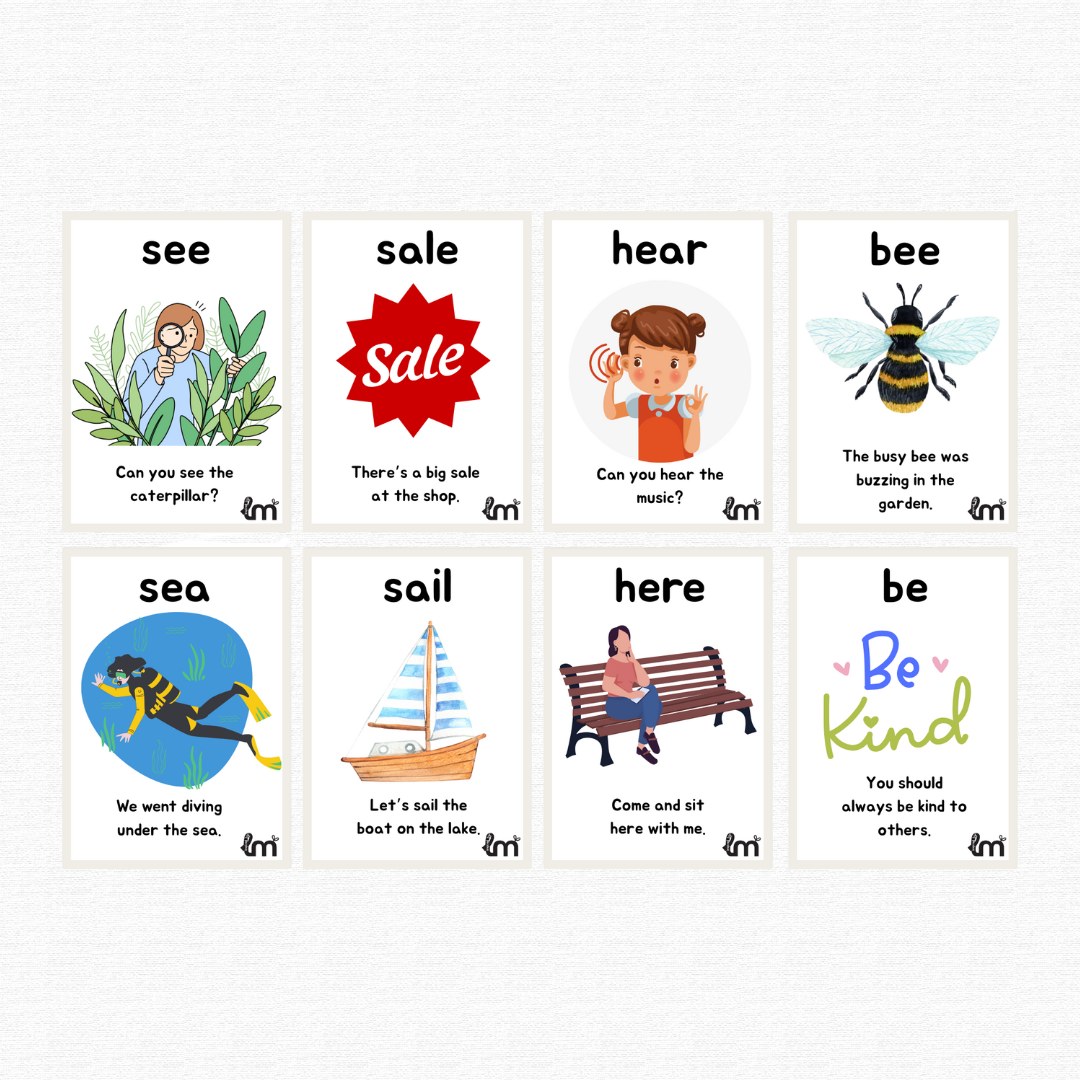 Homophones Bingo