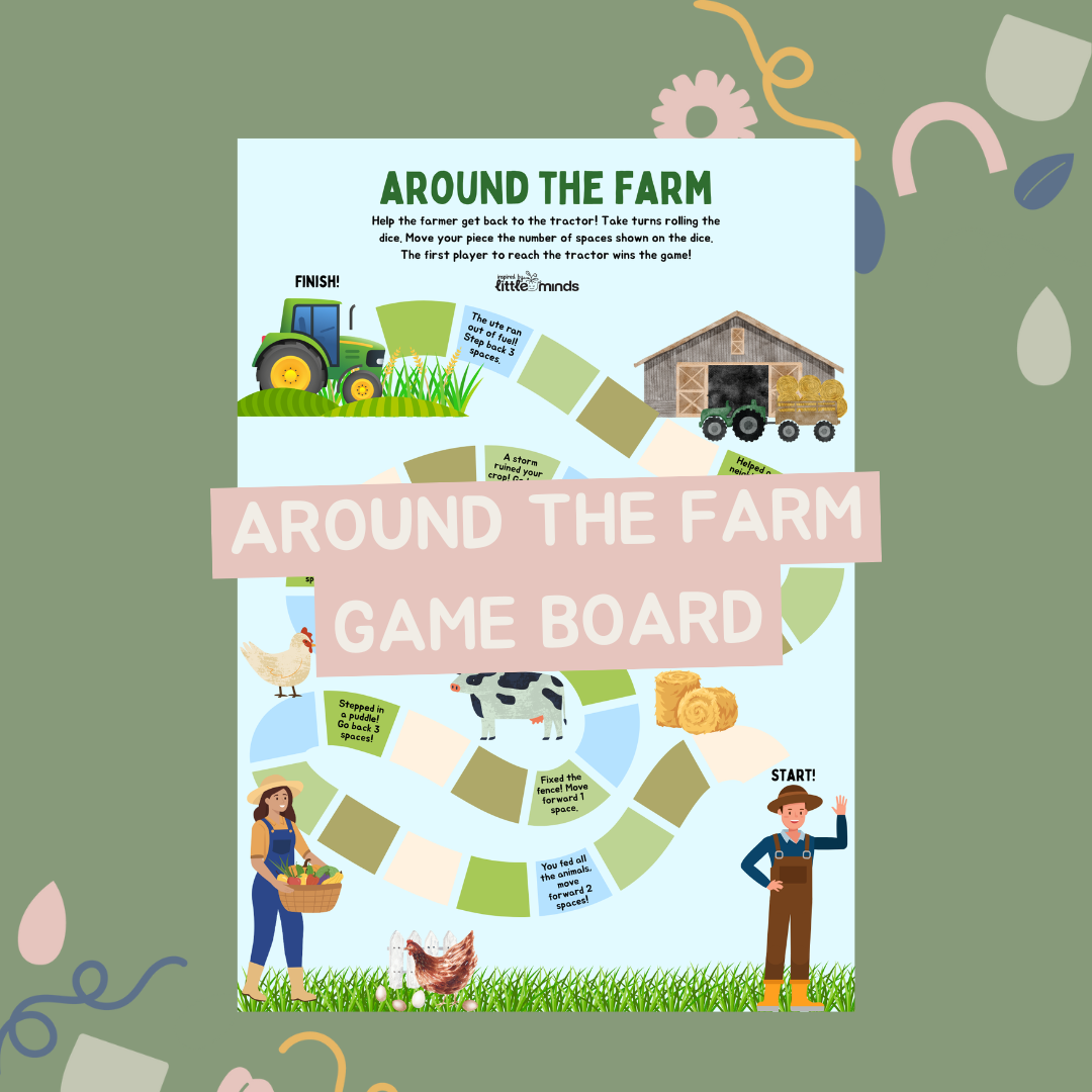 Around the Farm Game Board