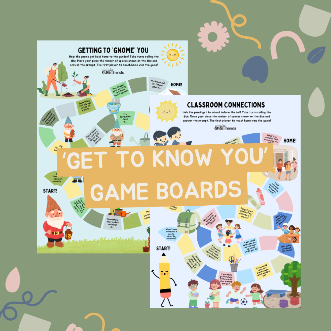"Get To Know You' Game Boards