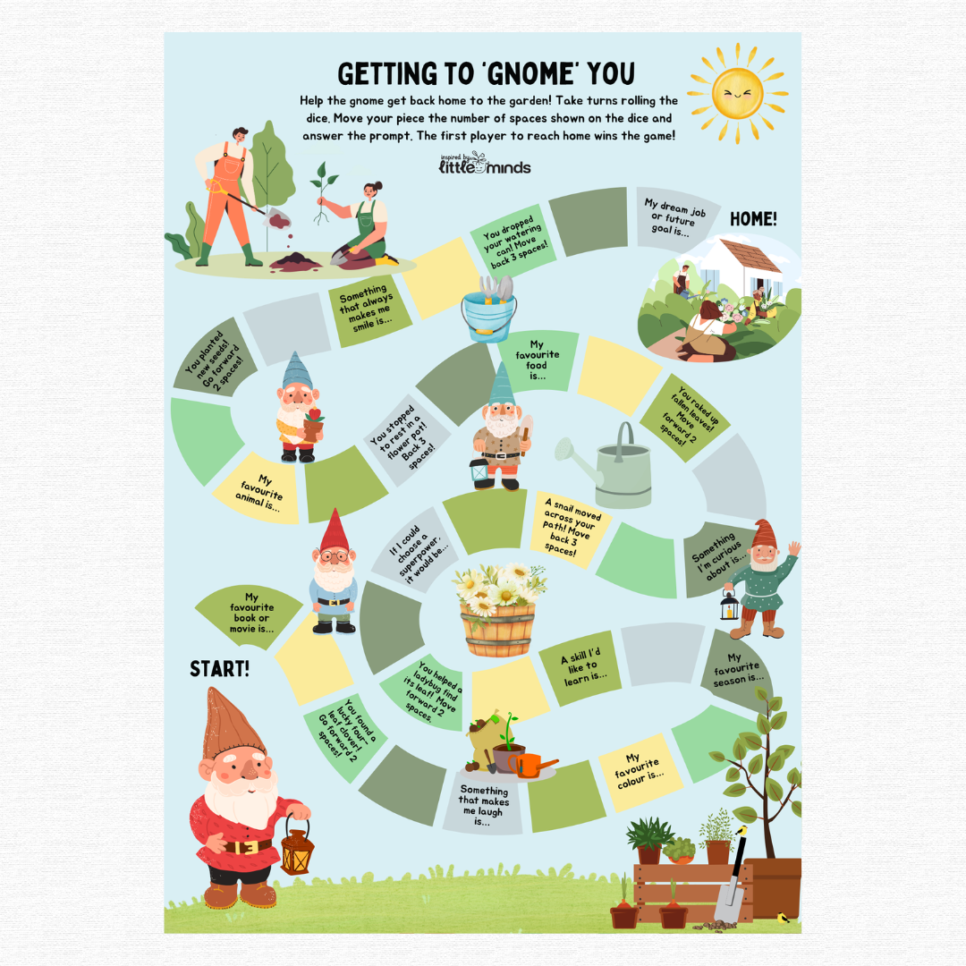 "Get To Know You' Game Boards