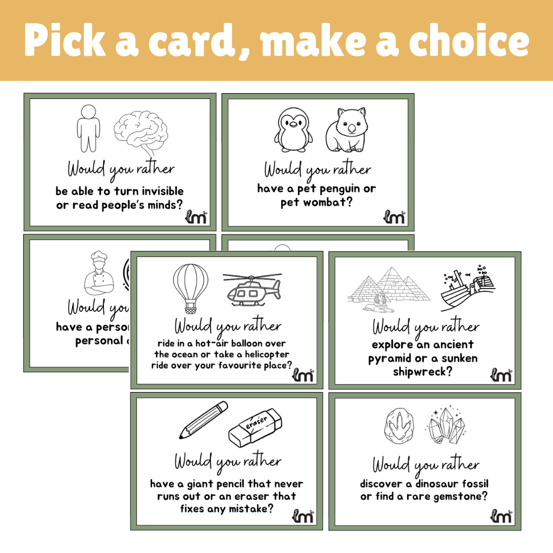 Would You Rather Cards