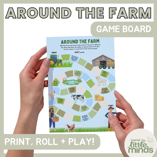 Around the Farm Game Board