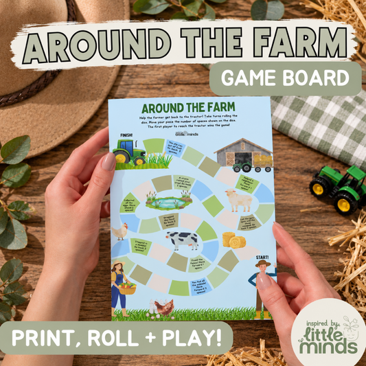Around the Farm Game Board