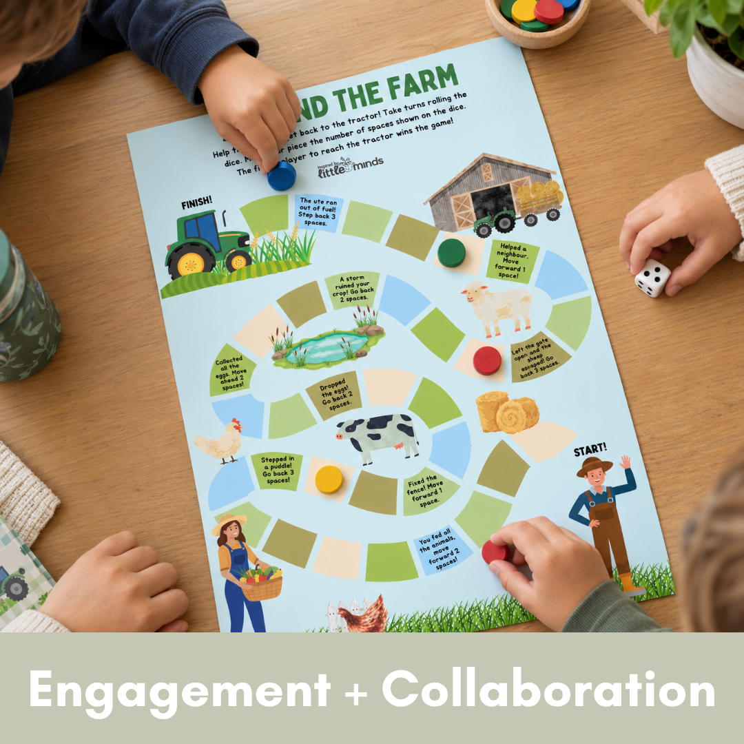 Around the Farm Game Board