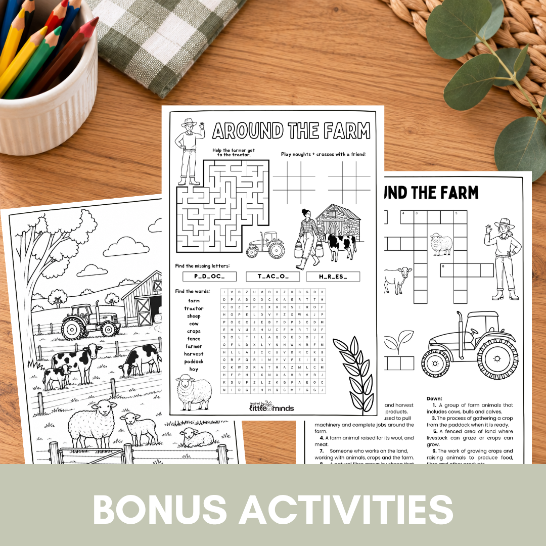 Around the Farm Game Board