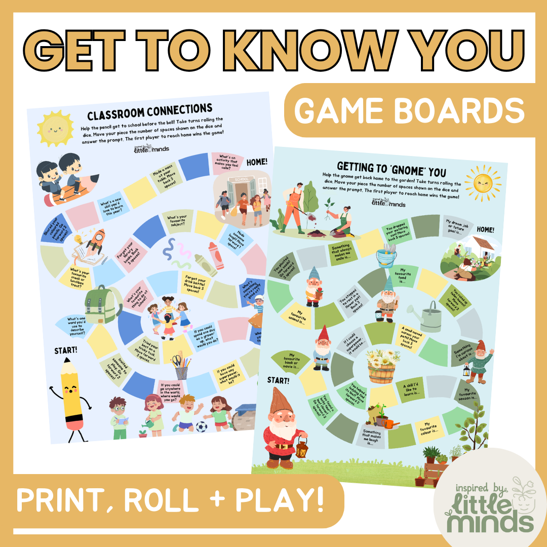 'Get To Know You' Game Boards